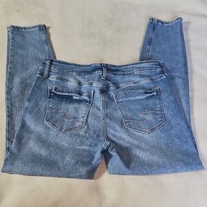 Silver Elyse Jeans Women's Skinny Jeans in Light Blue